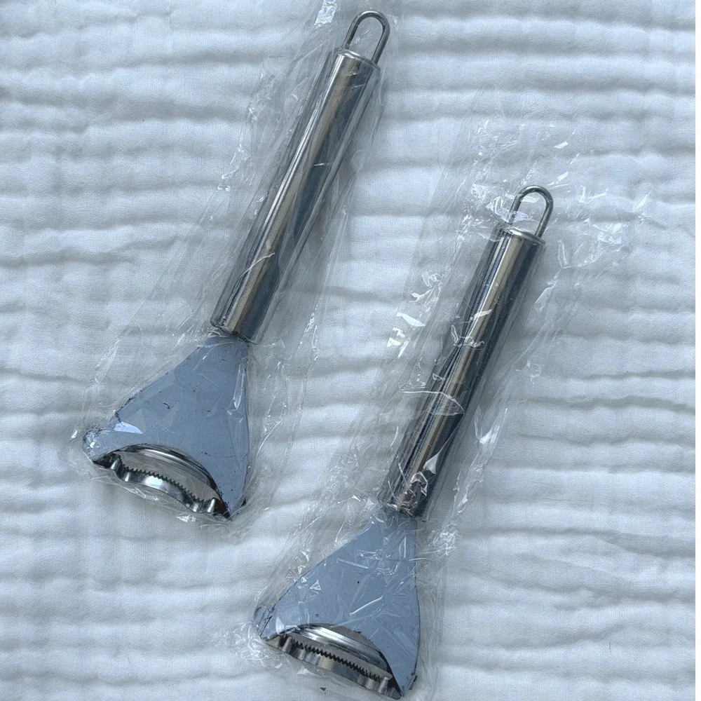 2 Pack‎ Stainless Steel Corn Kernel Stripper Peeler Kitchen Tool Silver